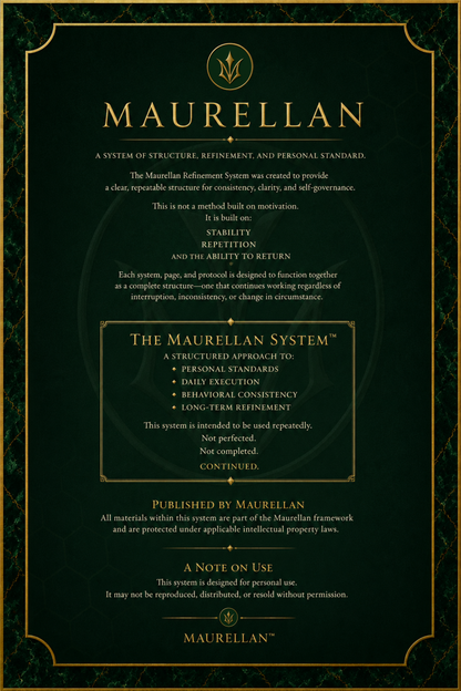 The Refinement System by Maurellan